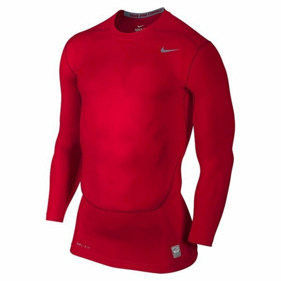 nike men's long sleeve compression shirt